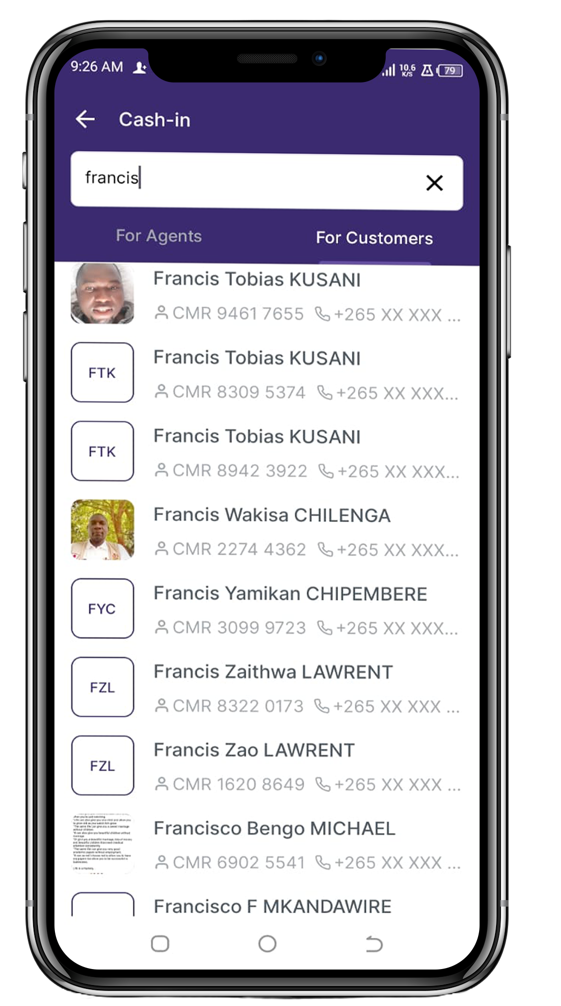Select bank: Under the Online Banks category,
select a linked bank.